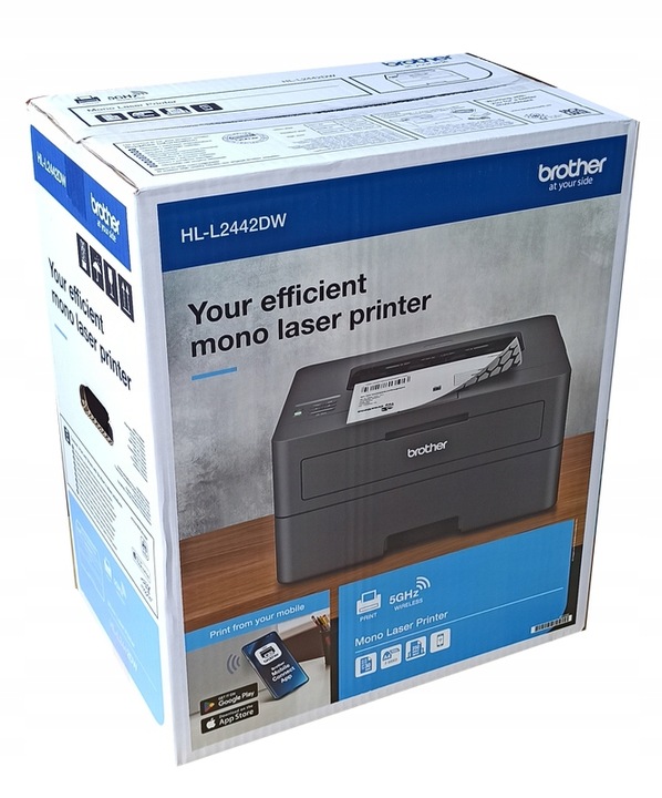 Drukarka laserowa A4 mono BROTHER HL-L2442DW, duplex, sieć Wi-Fi, 36M GW PL
