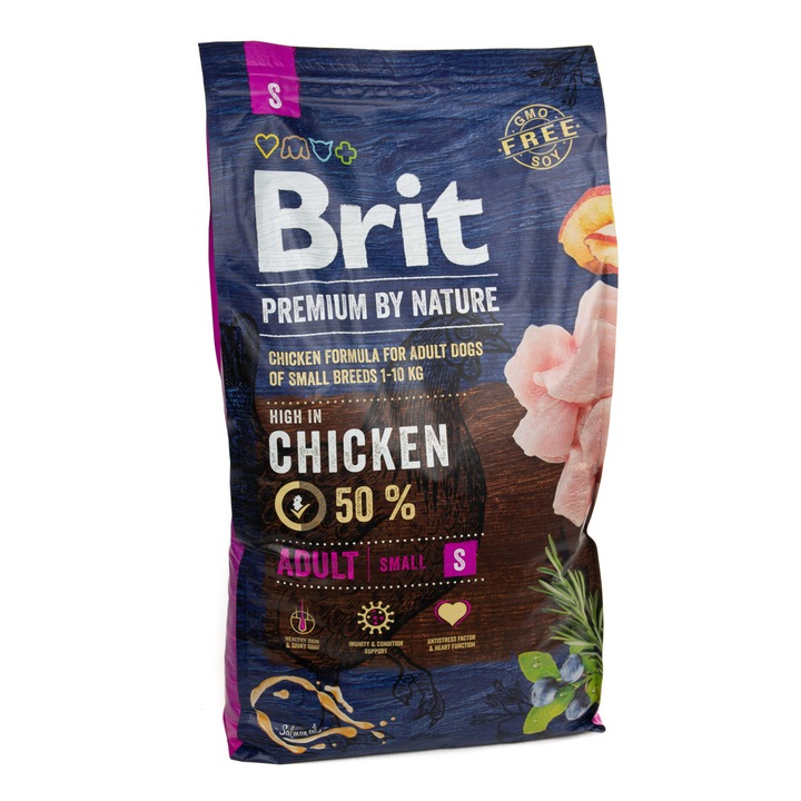 BRIT Premium Small Chicken sucha karma dla psa 8kg