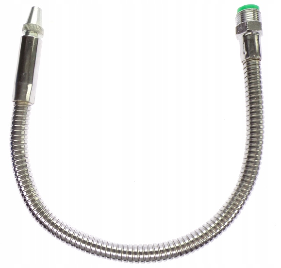 WĘŻYK PRZEWÓD DO CHŁODZIWA METALOWY WYLEWKA Z ZAWORKIEM 50cm GWINT 1/2