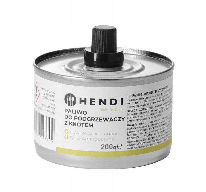 PALIWO DO PODGRZEWACZY 24 x 200G HENDI 193686