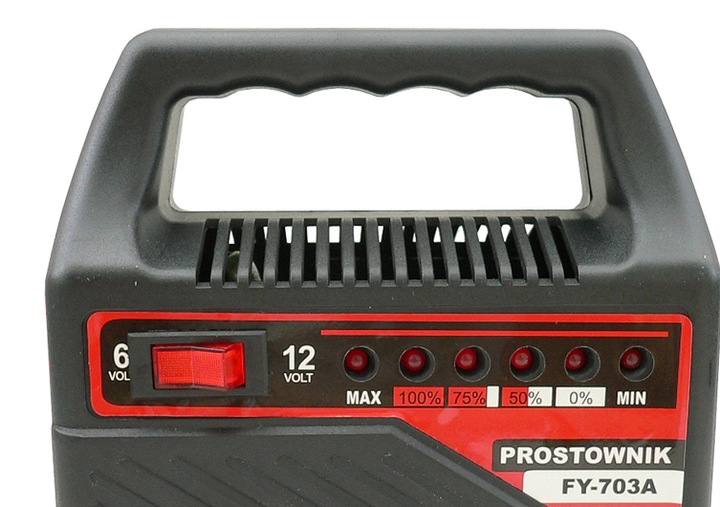 Prostownik Samochodowy Ładowarka 6V / 12V 6A