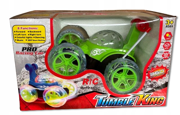 AUTKO AUTO TWISTER AKROBATA 360 ZDALNIE STEROWANY SAMOCHÓD KASKADER