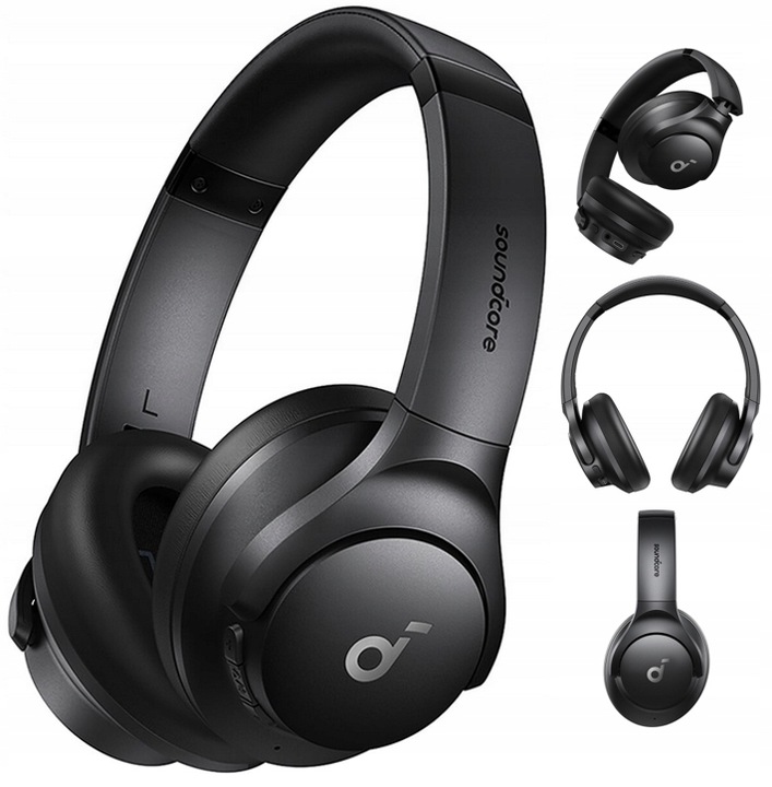 CZARNE Słuchawki Bezprzewodowe Nauszne Soundcore Q20i Bluetooth 5.0