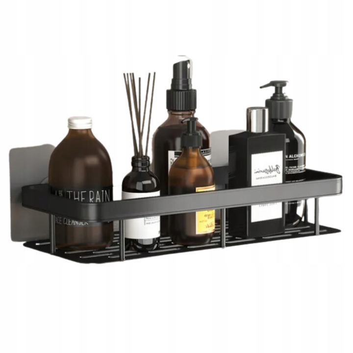 2 SZT PÓŁKA WISZĄCA SAMOPRZYLEPNA LOFT ŚCIENNA ŁAZIENKOWA POD PRYSZNIC