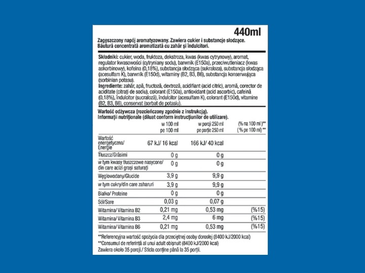 3x SYROP SODASTREAM XTREME ENERGY ENERGETYK DO SATURATORA 9L NAPOJU z 440ml