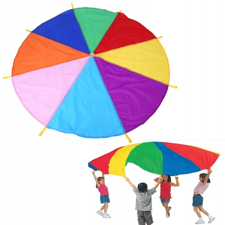 PROFESJONALNA CHUSTA ANIMACYJNA 8 BARW 2M