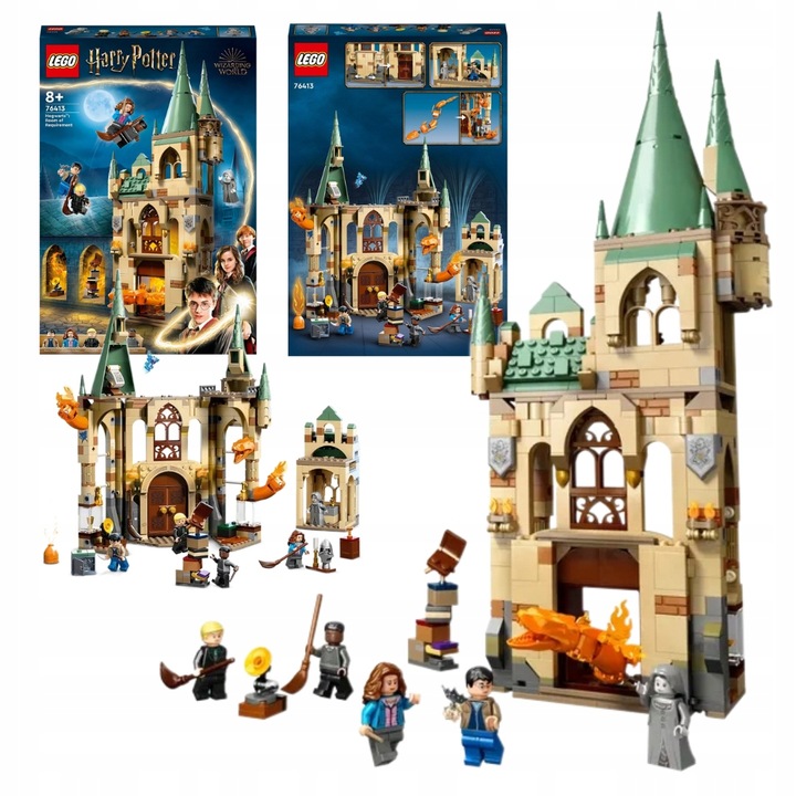 LEGO Harry Potter Zamek Hogwart Pokój Życzeń 5 Figurek + Akcesoria 76413