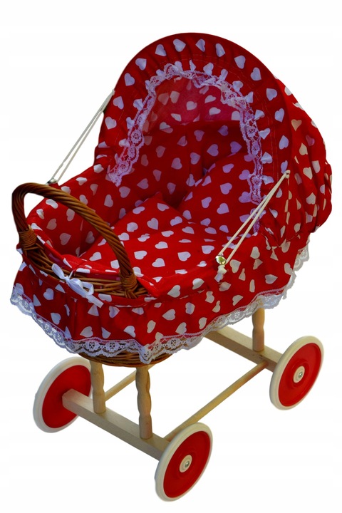 Wiklinowy wózek dla lalek wozek wózki 16 kolorów