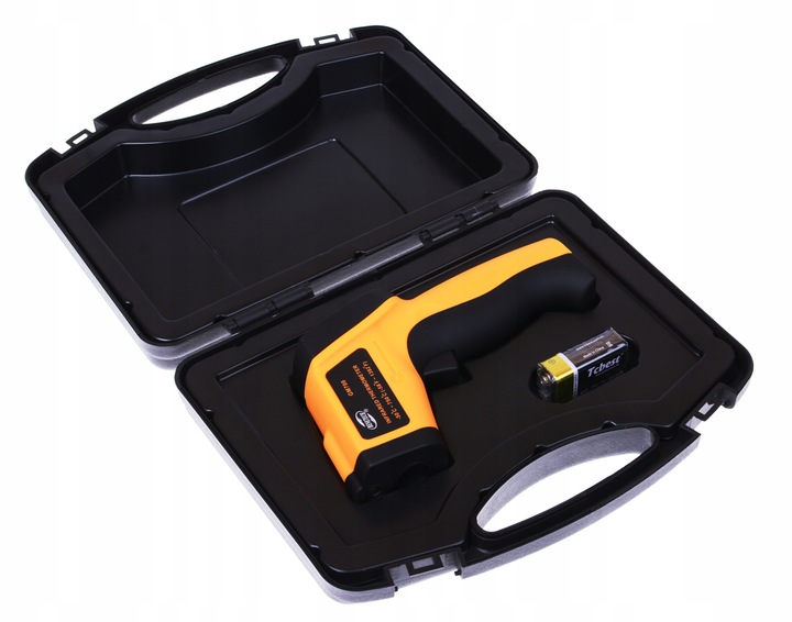 PIROMETR TERMOMETR LASEROWY BEZDOTYKOWY NA PODCZERWIEŃ EMISYJNOŚĆ -50 +750