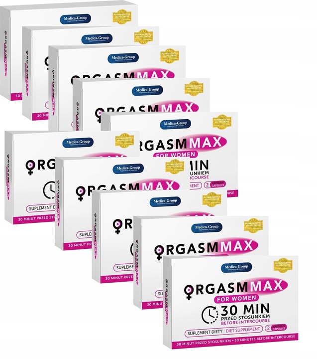 TABLETKI ORGASM MAX na ORGAZM i LIBIDO DLA KOBIET