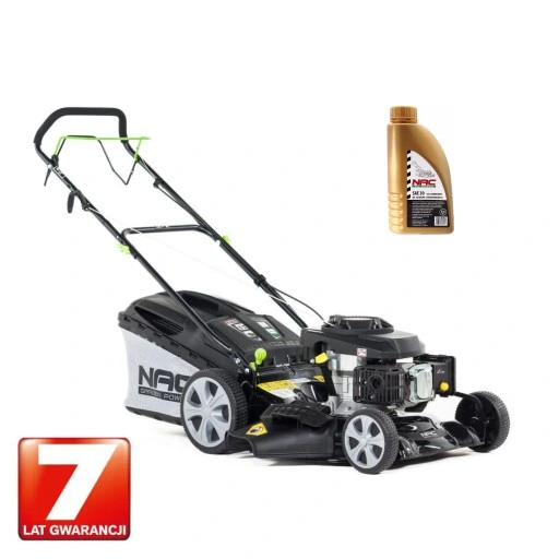 Kosiarka spalinowa z napędem mocny silnik NAC 196 cm³ mulczowanie kosz+OLEJ