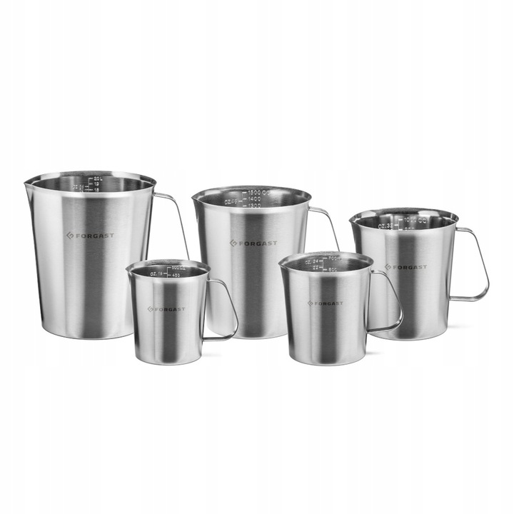 FORGAST DZBANEK STALOWY MIARKA 2 L FG11029