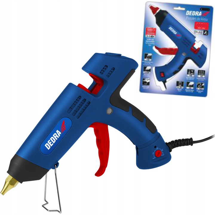 PISTOLET DO KLEJU NA GORĄCO 150W REGULACJA DED7557