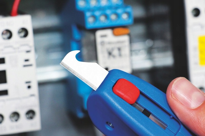 WEICON ŚCIĄGACZ IZOLACJI NÓŻ HAKOWY DO KABLI S4-28