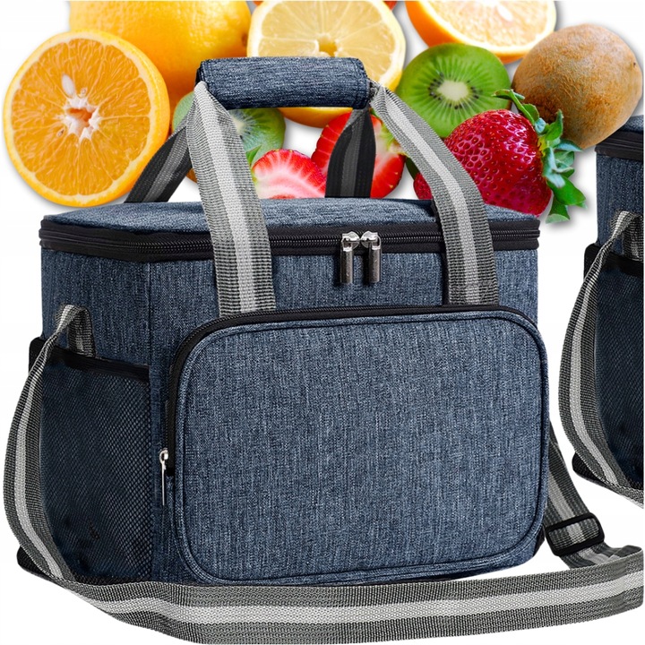 Termiczna Torba na napoje jedzenie Śniadanie duża LUNCH BOX podróżna