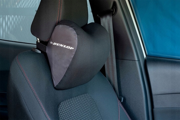 PODUSZKA PODRÓŻNA ZAGŁÓWEK Podróżny DO SAMOCHODU Pianka Pamięciowa DUNLOP