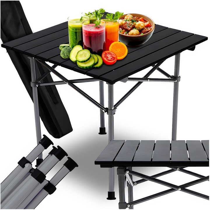 STÓŁ SKŁADANY TURYSTYCZNY OGRODOWY CATERINGOWY STOLIK ROZKŁADANY NA TARAS