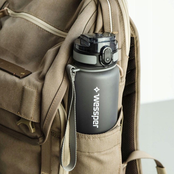 Butelka bidon na wodę 1000ml Butelka filtrująca tritan 1L Wessper 3x filtr