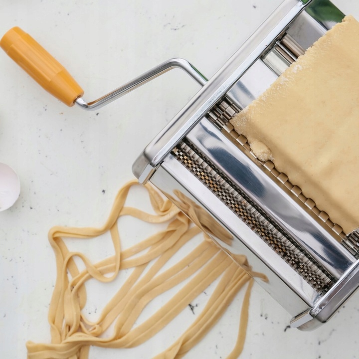 DUŻA MASZYNKA DO ROBIENIA MAKARONU CIASTA PIEROGÓW LASAGNE WAŁKOWANIA 3w1