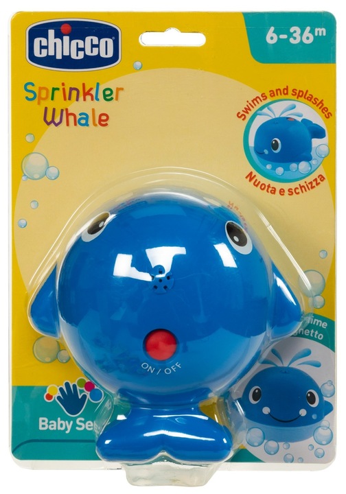 Tryskający wieloryb do kąpieli