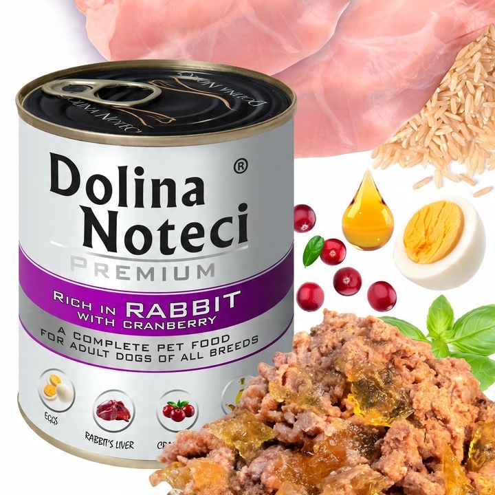 DOLINA NOTECI PREMIUM KARMA MOKRA PSA PSÓW 10x 800g