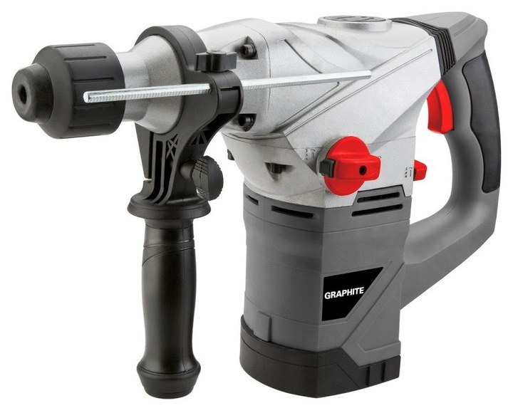 WIERTARKA MŁOTOWIERTARKA MŁOT UDAROWY MOCNA SDS+ WIERTŁA SZPICAK WALIZKA