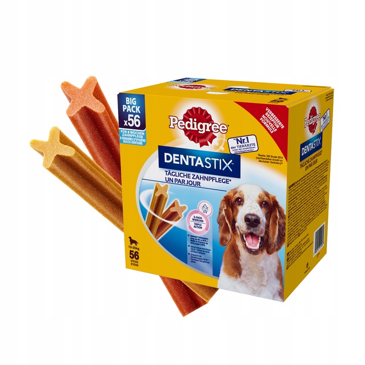 PEDIGREE Dentastix przysmak dla psa średnie rasy 56 szt.