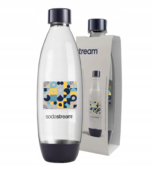 SODASTREAM BUTELKA Litrowa Fuse do zmywarki MOZAIKA - ART DUO TERRA