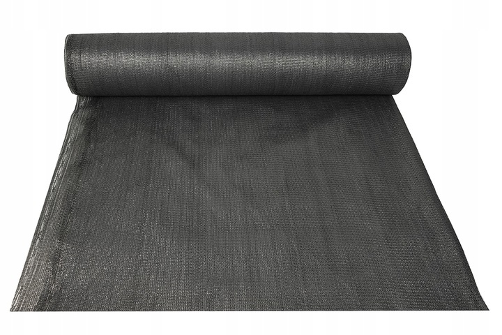 Siatka Cieniująca Zacieniająca Osłona Płotu Na Ogrodzenia 1,5x30m Grafitowa