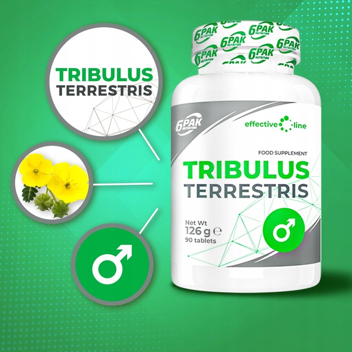 TRIBULUS MOCNY BOOSTER TESTOSTERONU POTENCJA 95%