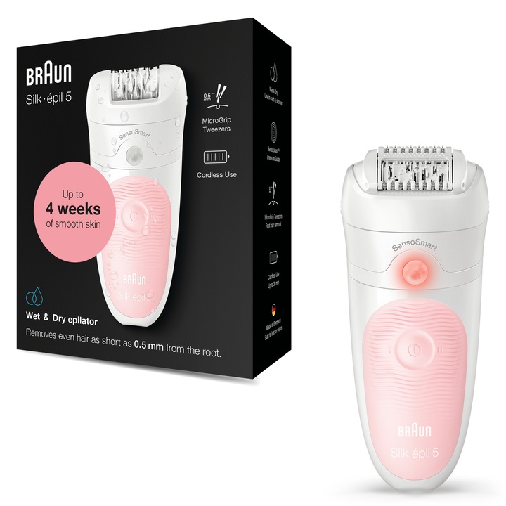 Depilator BRAUN Silk epil 5 SE 5-516 _ wet & dry epilator