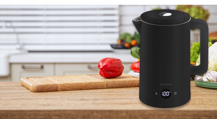 Czajnik Elektryczny SMART Wifi Regulacja Temperatury Aplikacja 1,7l Czarny