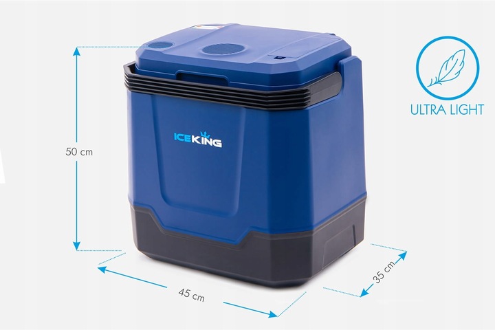 LODÓWKA TURYSTYCZNA 35L Z FUNKCJĄ GRZANIA 12V USB GŁOŚNIK BLUETOOTH +GRATIS