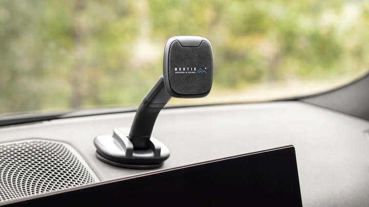 UCHWYT DO SAMOCHODU MAGNETYCZNY REGULOWANY NA TELEFON KOKPIT DESKĘ SZYBĘ