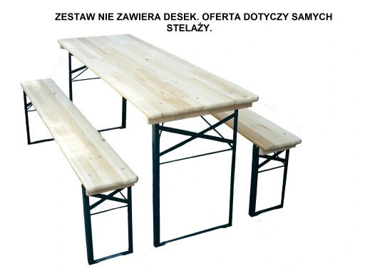 ZESTAW STELAŻY OGRODOWYCH-PIWNYCH
