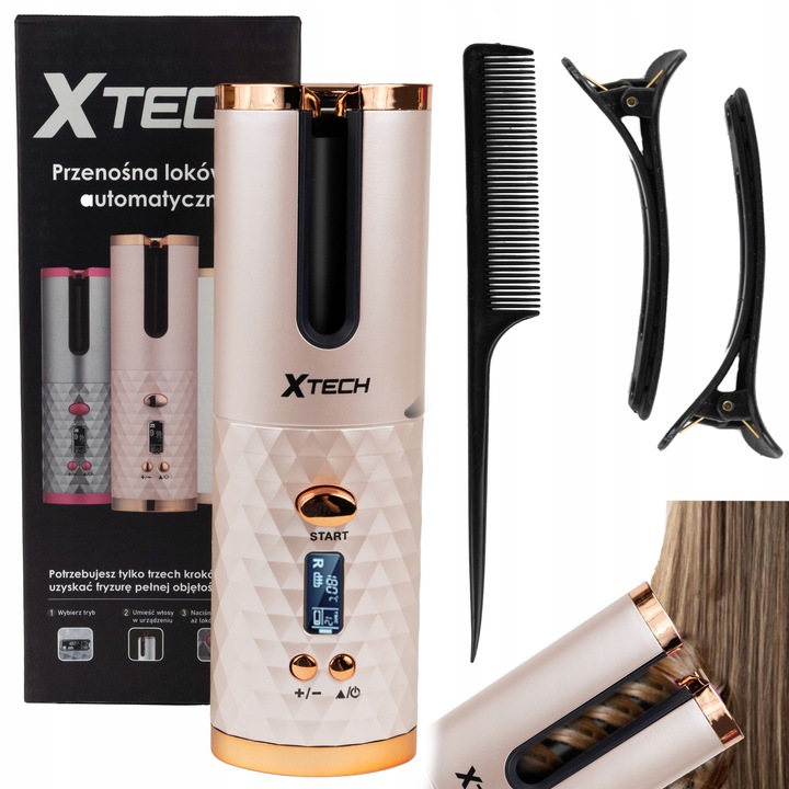 LOKÓWKA DO WŁOSÓW AUTOMATYCZNA CERAMICZNA LCD CURL