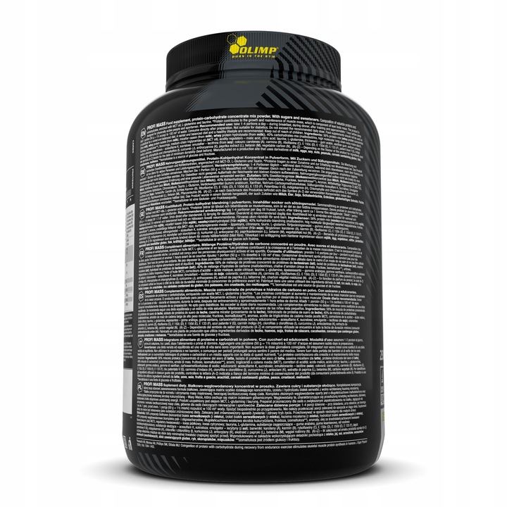 OLIMP PROFI MASS 2500g BIAŁKO BCAA WITAMINY MCT GAINER - czekolada