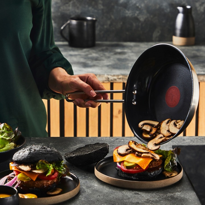 Patelnia TEFAL Nordica 20 cm stal indukcja powłoka ceramiczna