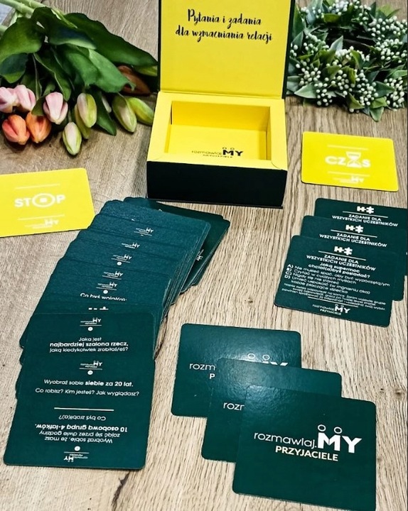 Gra Rozmawiaj.My PRZYJACIELE- idealny prezent! Gra 90 PYTAŃ + ZADANIA!