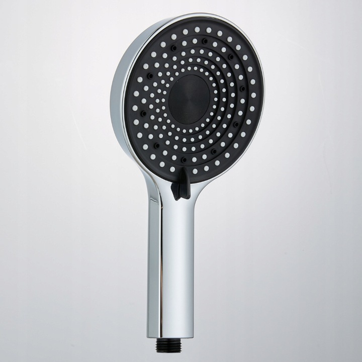 Słuchawka prysznicowa natryskowa 3 funkcje ekologiczna ANTI-CALC chrom duża