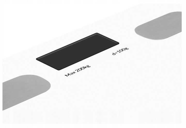 INTELIGENTNA WAGA ŁAZIENKOWA BLUETOOTH ANALITYCZNA APLIKACJA ZEEGMA 17W1
