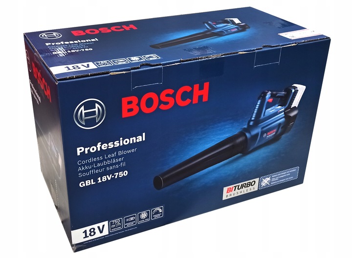 DMUCHAWA DO LIŚCI Bosch AKUMULATOROWA GBL 18V-750 MOCNA BiTurbo !