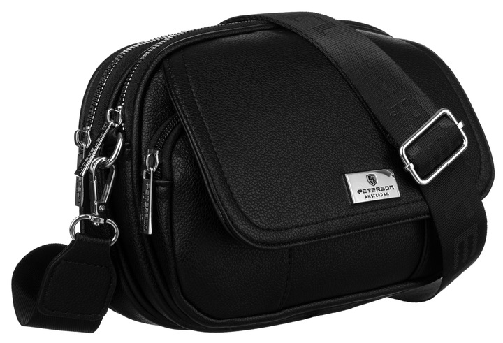 Peterson listonoszka damska torebka lekka pojemna na ramię z paskiem