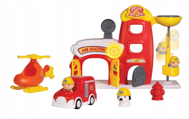 Zabawka interaktywna Remiza Ekipa strażacka Dumel