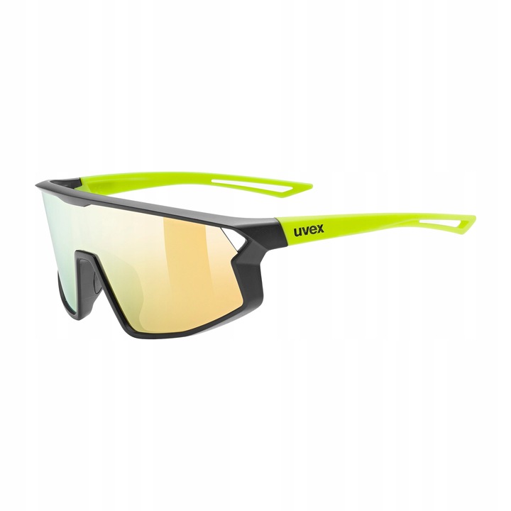 Okulary przeciwsłoneczne dziecięce UVEX Skyryse Jr black/yellow matt/mirror