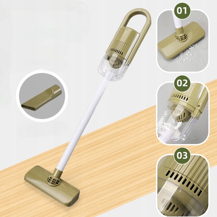 ZESTAW DO SPRZĄTANIA DLA DZIECI ODKURZACZ ŚMIATKA WIADERKO MOP AKCESORIA XL