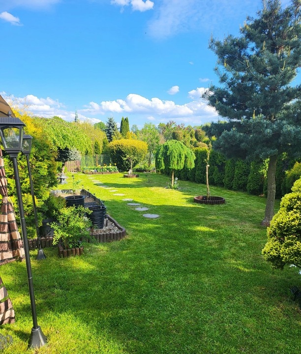 Palisada Ogrodowa Paliki Brąz 16,2 m Border Płotek