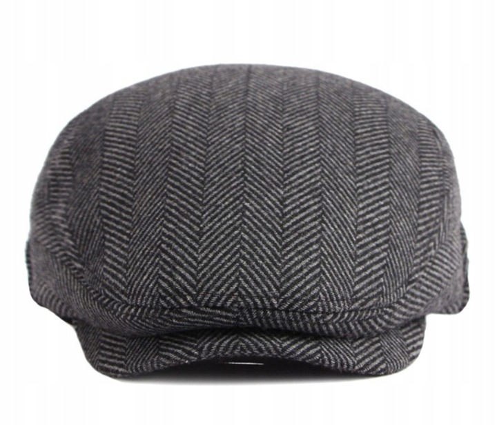 KASZKIET Męski Alessio Stylowy Elegancki FLAT CAP Jesień Zima Czapka RETRO