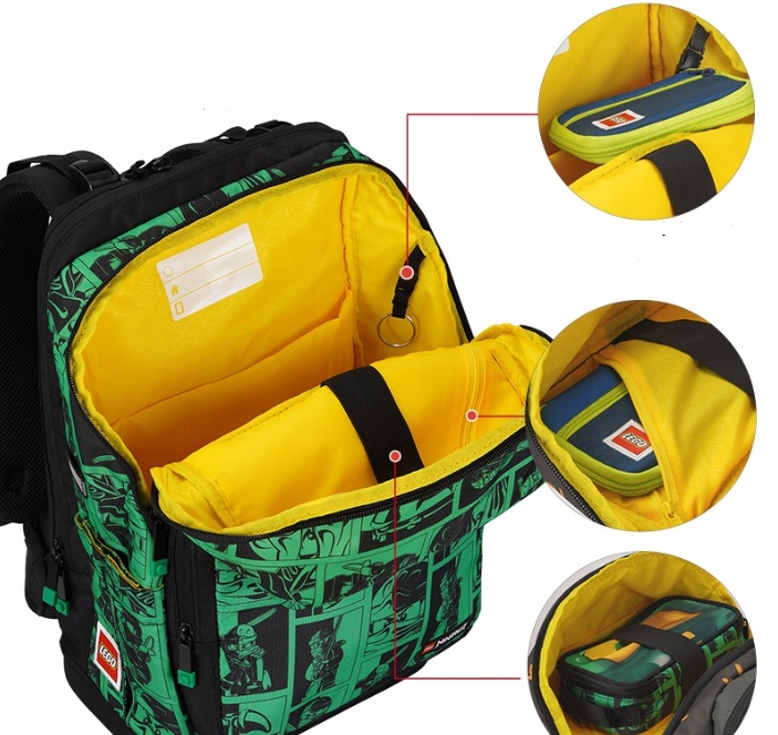 LEGO PLECAK SZKOLNY MAXI PLUS NINJAGO LLOYD 20214-2201