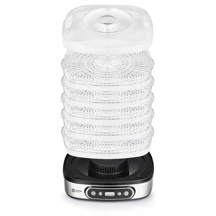 SUSZARKA SPOŻYWCZA GRZYBY WARZYWA OWOCE ZIOŁA 5 POZIOMÓW BALTER HOME 380 W